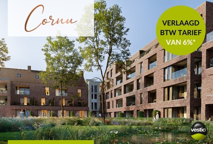 Appartementen en stadswoningen met prachtige binnentuin - Residentie Cornu